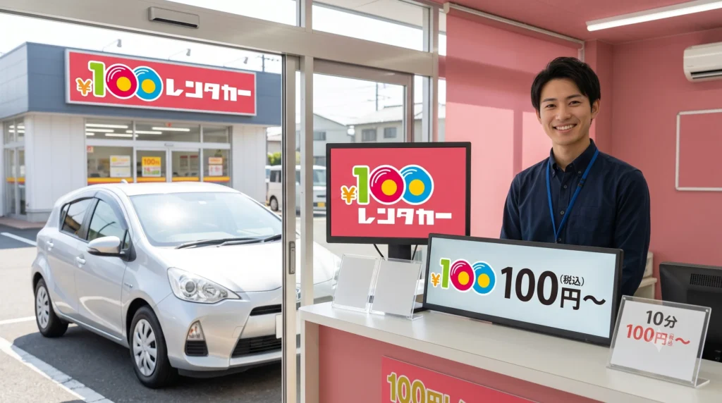 なぜこんなに安いの?100円レンタカーが選ばれる理由